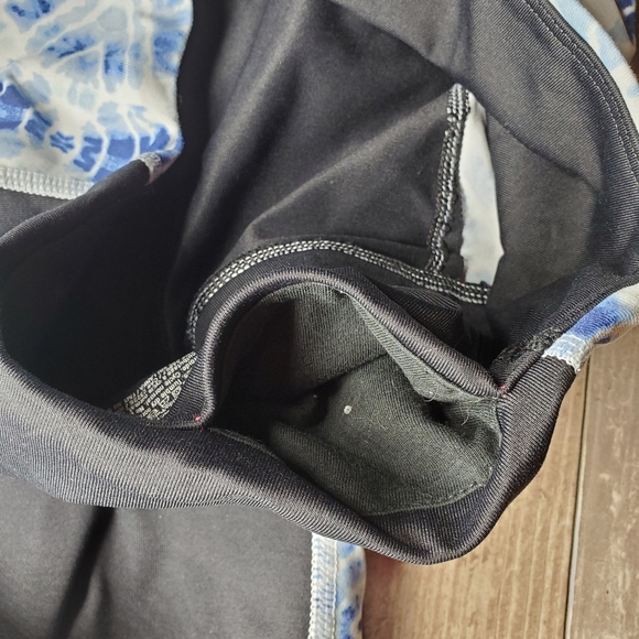 VSX Victoria’s Secret Sport Blue Tie-dye Knockout Tight Legging Capri Pants XS - Picture 7 of 16